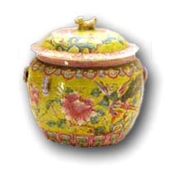 Decorative Painting History - Painted Jar